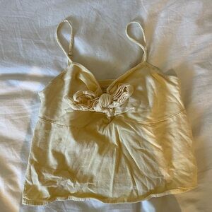 Brandy Melville Cream Yellow Camisole